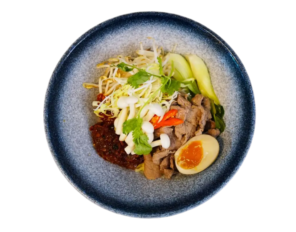 <b style="color: orange">61 | </b> Dry-Mixed Noodle w. Beef