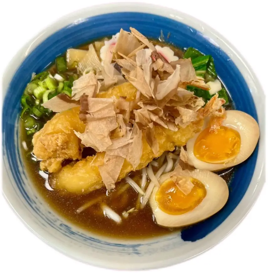 <b style="color: orange">68 | </b>Japanese Style Tempura Ramen <br /> 